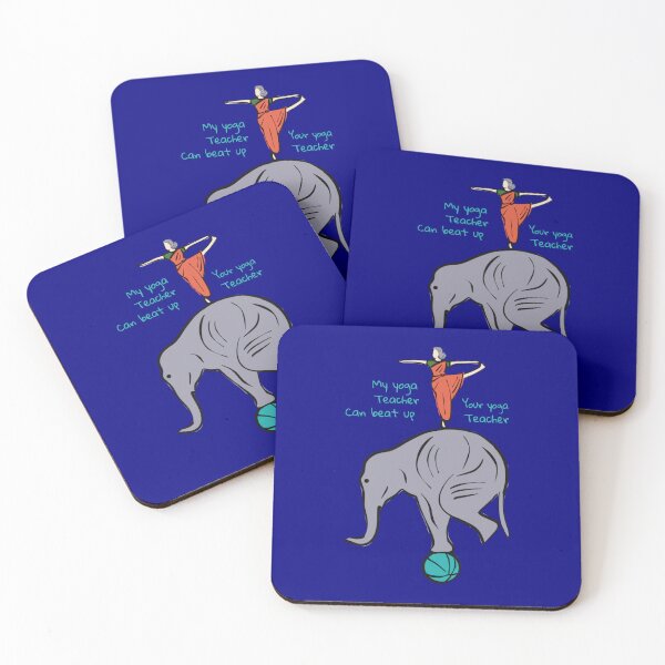 Item preview, My Yoga-Teacher Can Beat Up Your Yoga-Teacher | Color | Humor designed and sold by geetasadashivan.