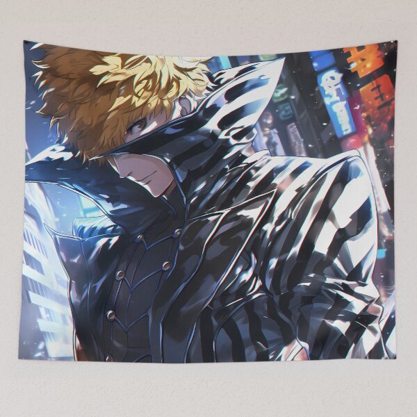 Item preview, Ryuji Sakamoto Persona 5 Neon City Leather Jacket Night Vibes designed and sold by TanglenRabbit.