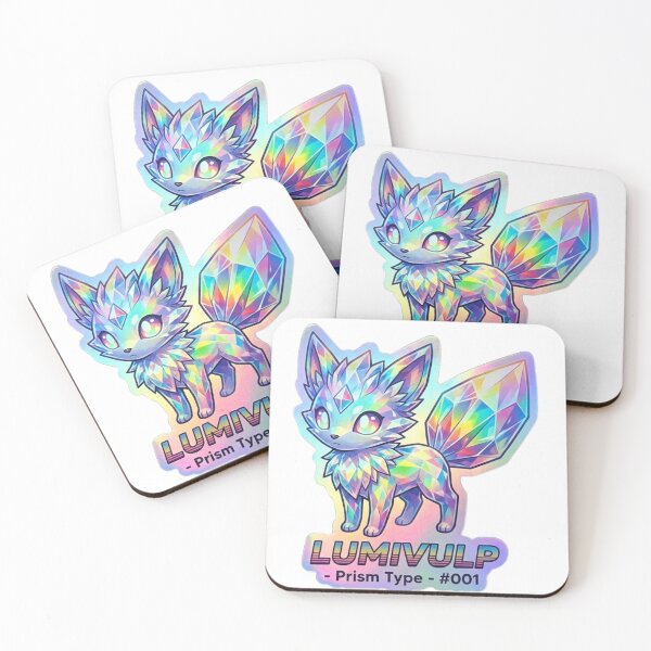 Item preview, LUMIVULP Prism Type #001 – Holographic Crystal Fox Sticker designed and sold by Hafcishop.