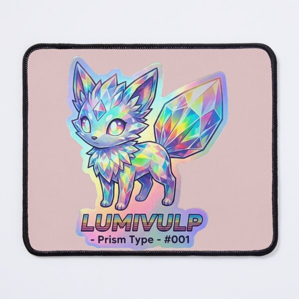 Item preview, LUMIVULP Prism Type #001 – Holographic Crystal Fox Sticker designed and sold by Hafcishop.