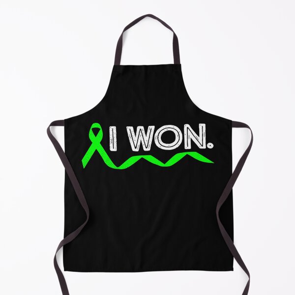 Item preview, Mens Lymphoma Cancer I Won Lime Green Ribbon Awareness Warrior Performance designed and sold by Bralipse.