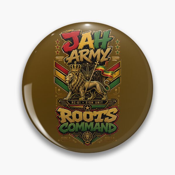 Item preview, JAH ARMY: ROOTS COMMAND designed and sold by SavvyEarth.
