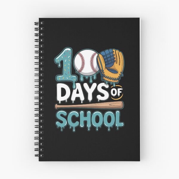 Item preview, 100 Days of School Baseball Ice Cream Drip Player Kids Boys designed and sold by grounabslaninal.