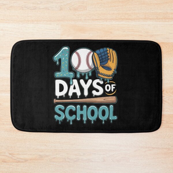 Item preview, 100 Days of School Baseball Ice Cream Drip Player Kids Boys designed and sold by grounabslaninal.