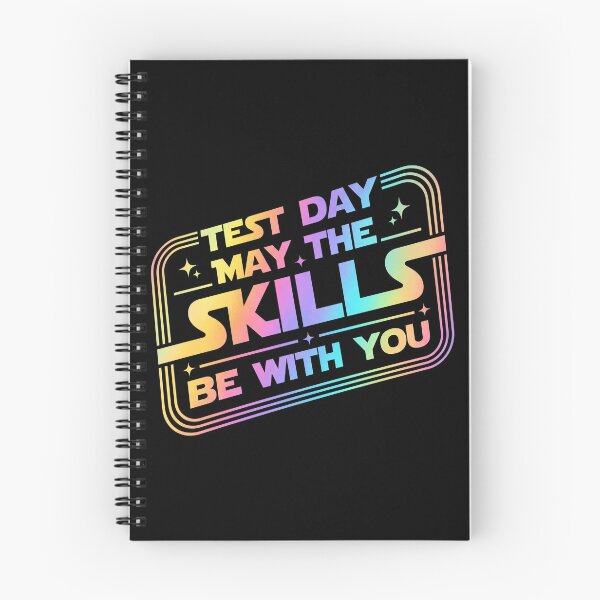 Item preview, Test Day May The Skills Be With You, Funny Teacher Student Exam Motivation designed and sold by CCChillingfrog.