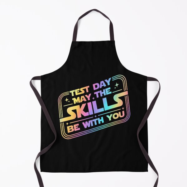Item preview, Test Day May The Skills Be With You, Funny Teacher Student Exam Motivation designed and sold by CCChillingfrog.
