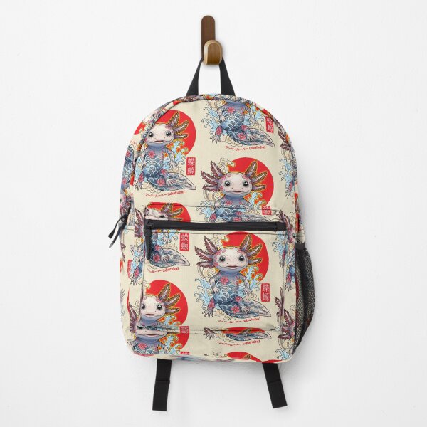 Item preview, The Sakura Voyager: Irezumi Axolotl & Spring Tides designed and sold by HexOne.
