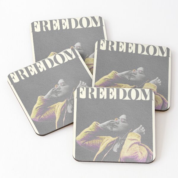 Item preview, FREEDOM - Retro Halftone Indie Aesthetic designed and sold by SolarFlareCL.