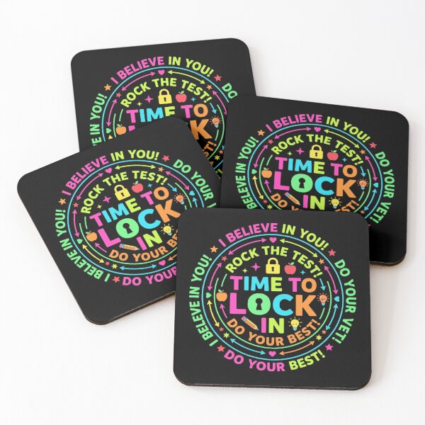 Item preview, Time To Lock In Test Day, Teacher Student Motivation Tee, Exam Testing Day Back to School designed and sold by CCChillingfrog.
