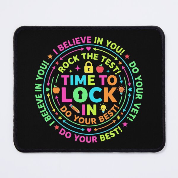 Item preview, Time To Lock In Test Day, Teacher Student Motivation Tee, Exam Testing Day Back to School designed and sold by CCChillingfrog.