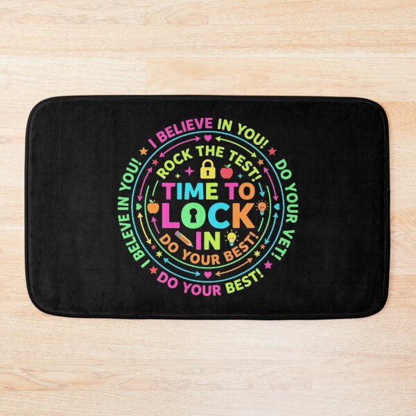Item preview, Time To Lock In Test Day, Teacher Student Motivation Tee, Exam Testing Day Back to School designed and sold by CCChillingfrog.