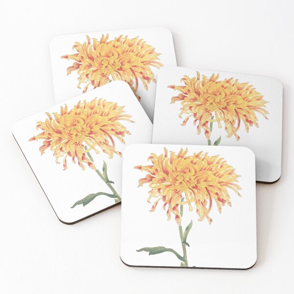 Item preview, Vintage Japanese Chrysanthemum Blossom Edo Art Print designed and sold by SakuraMarket26.