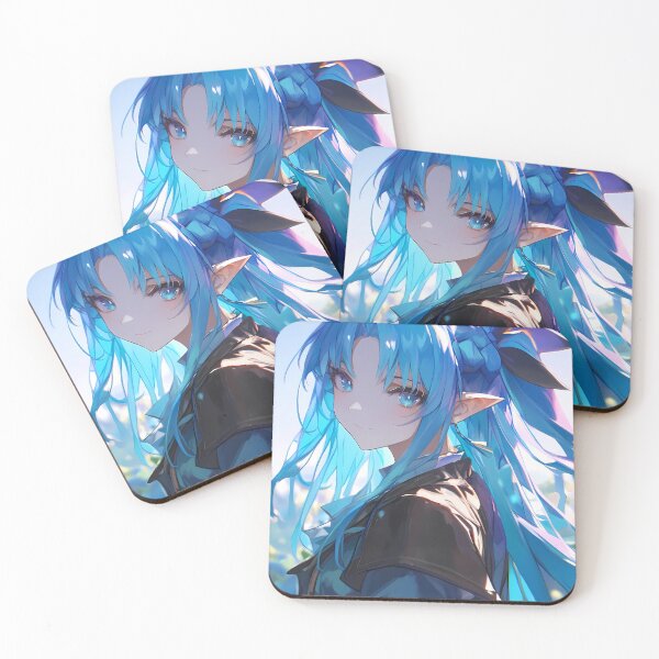 Item preview, Kyoka Princess Connect Blue Hair Elf Cloak Fantasy Light designed and sold by TanglenRabbit.