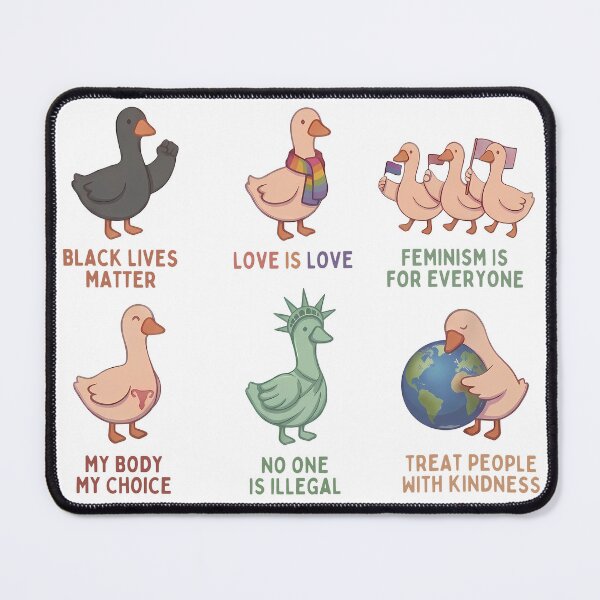 Item preview, Silly Goose For Human Rights designed and sold by Achkalona.