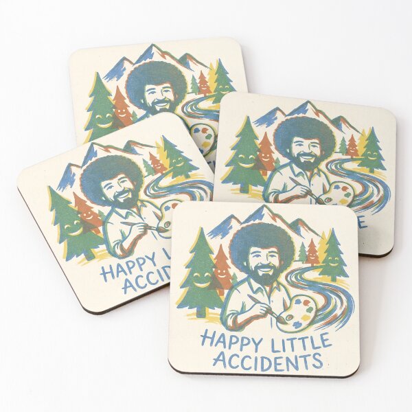 Item preview, Bob Ross Inspired Fan Art designed and sold by GymTanLaundry.