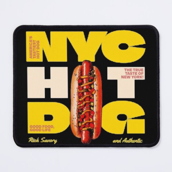 Item preview, NYC Hot Dog – Authentic New York City Street Food Art designed and sold by GenZFashion000.