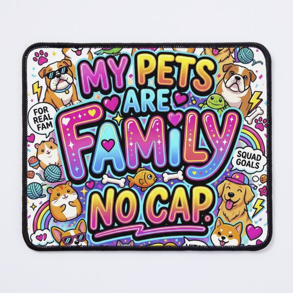 Item preview, My pets are family. no cap. designed and sold by LOVEARTDESIGN.
