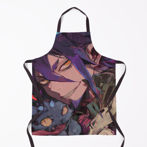Item preview, Mephisto Pheles Blue Exorcist Mischievous Grin Neon Closeup designed and sold by Spraykart.