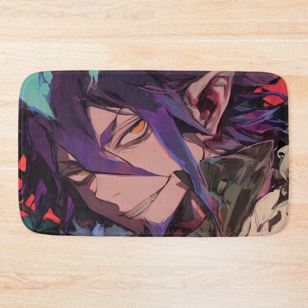 Item preview, Mephisto Pheles Blue Exorcist Mischievous Grin Neon Closeup designed and sold by Spraykart.
