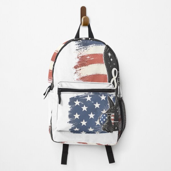 Item preview, Patriotic Black Cat 8647 American Flag Design designed and sold by Sunnay1989.