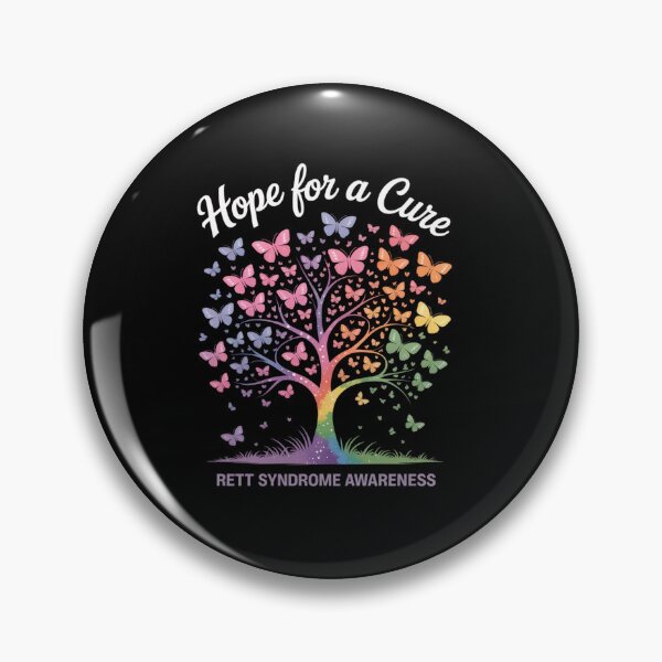 Item preview, Hope For A Cure Rett Syndrome Awareness Tree Ribbon designed and sold by grounabslaninal.