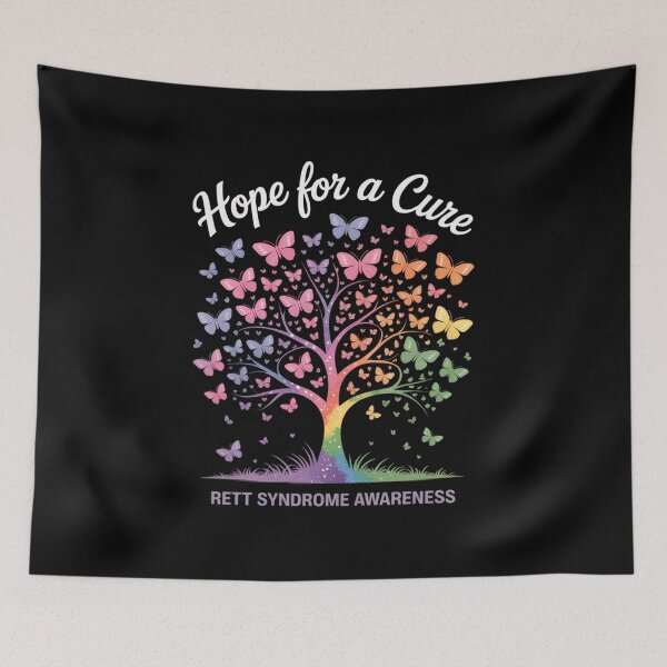 Item preview, Hope For A Cure Rett Syndrome Awareness Tree Ribbon designed and sold by grounabslaninal.