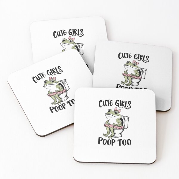 Item preview, Cute Girls Poop Too designed and sold by dal-koz-ar.