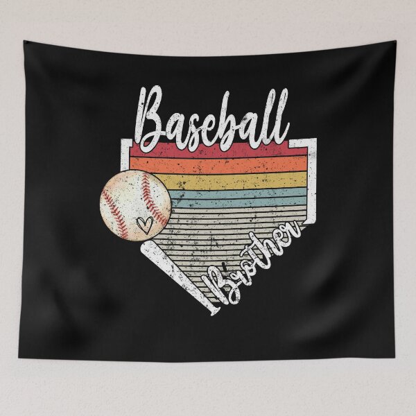 Item preview, Retro Baseball Brother Vintage Stripe Design designed and sold by KIROSALS.