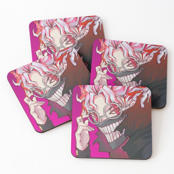 Item preview, Okarun Dandadan Red Background Sprint With Cyan Glow And Dark Aura designed and sold by 108Recordings.
