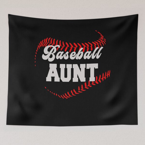 Item preview, Baseball Aunt Simple Stitch Sports Design designed and sold by KIROSALS.