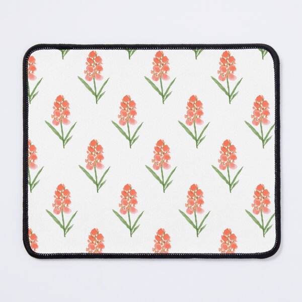 Item preview, Orange-Red watercolor flowers designed and sold by LillieLane.
