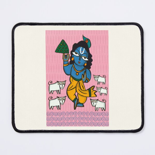Item preview, Indian Folk Art | Krishna | Greeting Card | Spiritual Art  designed and sold by geetasadashivan.
