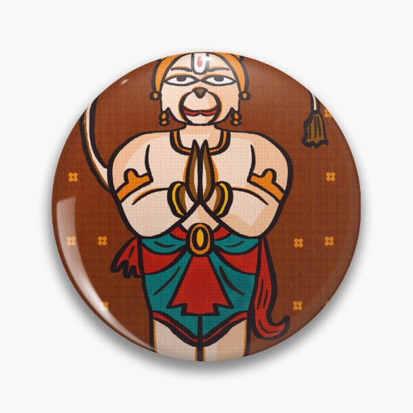 Item preview, Indian Folk Art | Hanuman | Spiritual Art | Festival designed and sold by geetasadashivan.