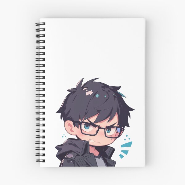 Item preview, Yukio Okumura Blue Exorcist Chibi Angry Glasses designed and sold by 108Recordings.