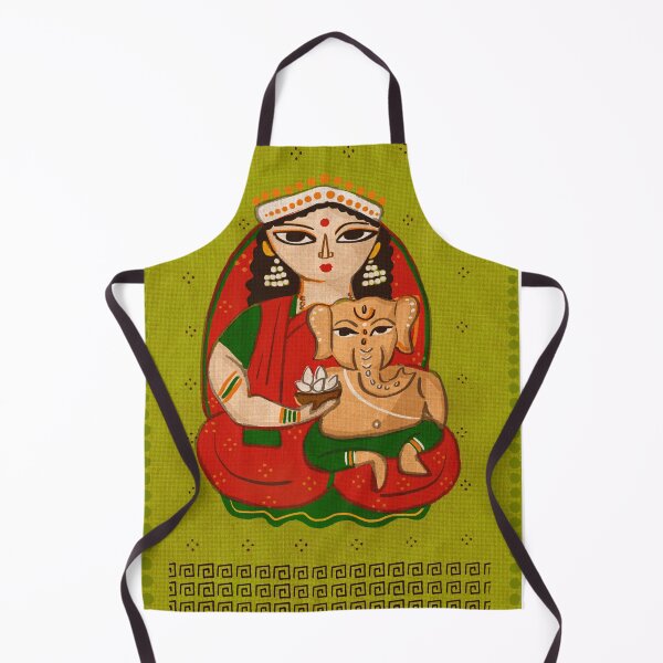 Item preview, Devi | Greeting Card | Indian Folk Art | Festival Art designed and sold by geetasadashivan.