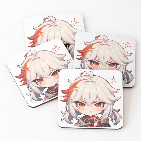 Item preview, Kazuha Genshin Impact Chibi Angry Kawaii Wanderer Pout designed and sold by 108Recordings.