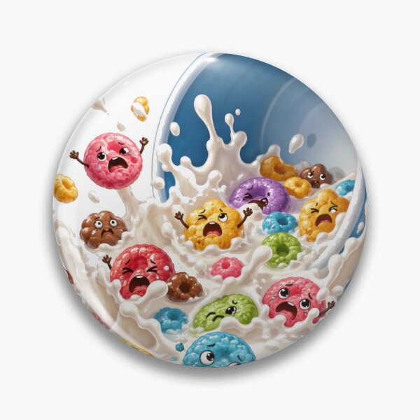 Item preview, Crazy Cereal Chaos Cartoon Bowl Spill designed and sold by jgvisualarts.