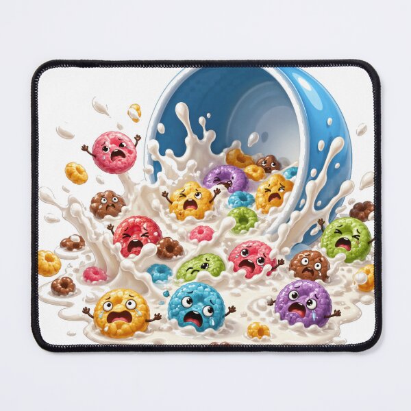 Item preview, Crazy Cereal Chaos Cartoon Bowl Spill designed and sold by jgvisualarts.