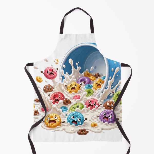 Item preview, Crazy Cereal Chaos Cartoon Bowl Spill designed and sold by jgvisualarts.