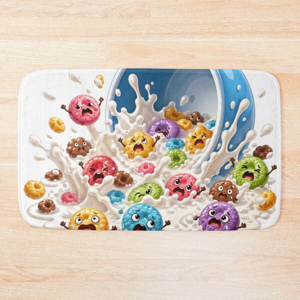 Item preview, Crazy Cereal Chaos Cartoon Bowl Spill designed and sold by jgvisualarts.