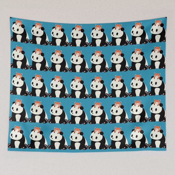 Item preview, Cute Sleeping Panda and Red Panda Friends designed and sold by Sunnay1989.