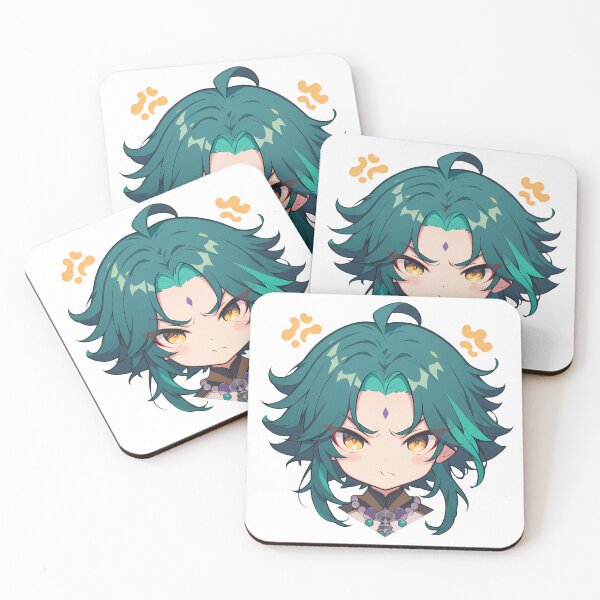 Item preview, Xiao Genshin Impact Chibi Kawaii Angry Pout designed and sold by 108Recordings.