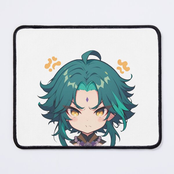 Item preview, Xiao Genshin Impact Chibi Kawaii Angry Pout designed and sold by 108Recordings.
