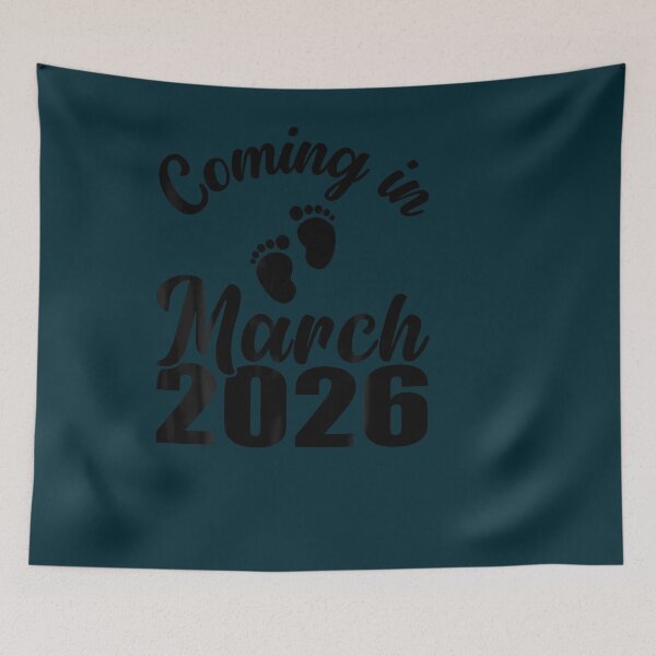 Item preview, Baby Coming In March 2026 Mom Dad Pregnancy Announcement   designed and sold by KaidenceHeple.