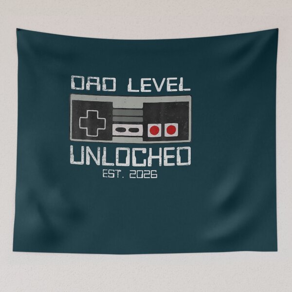 Item preview, Dad Level Unlocked 2026 First Time Soon To Be Gamer Daddy   designed and sold by KaidenceHeple.