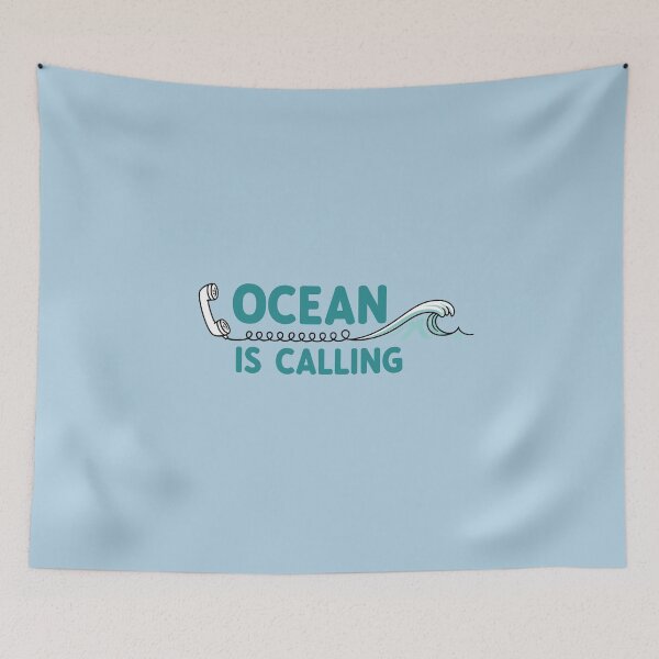 Item preview, Ocean Is Calling – Coastal Identity Typography Design designed and sold by Sea Gem.