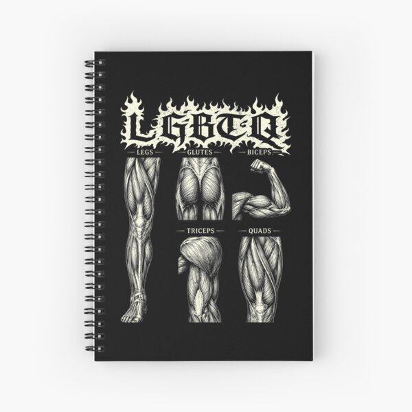 Item preview, LGBTQ Legs Glutes Biceps Triceps Quads Gym Lover Workout designed and sold by Patchina.