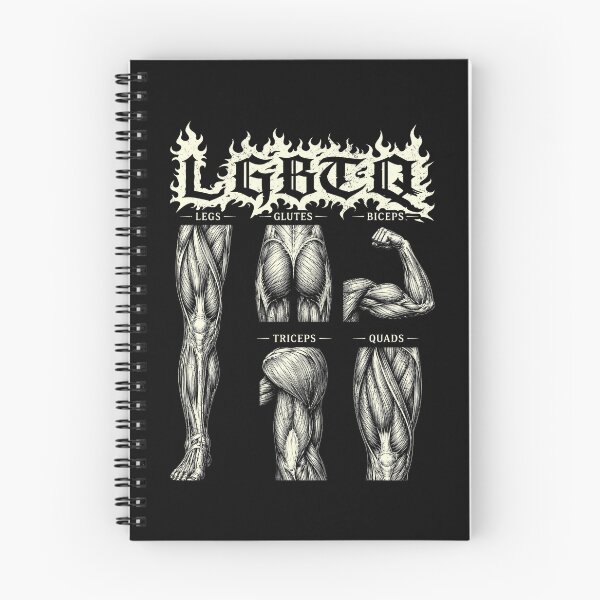 Item preview, LGBTQ Legs Glutes Biceps Triceps Quads Gym Lover Workout designed and sold by Patchina.