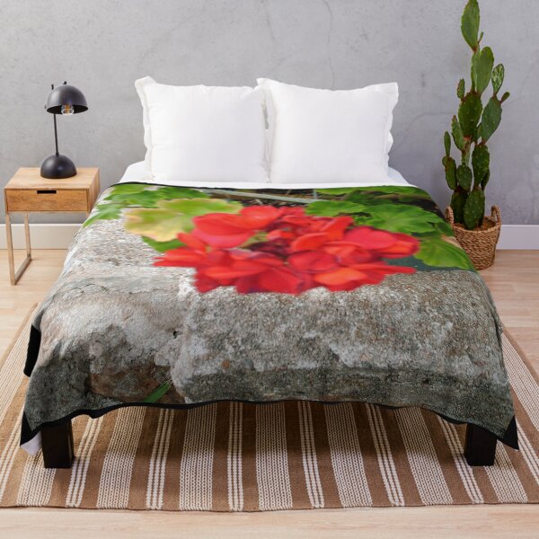 Item preview, Red Flower in Garden designed and sold by CreationLens.