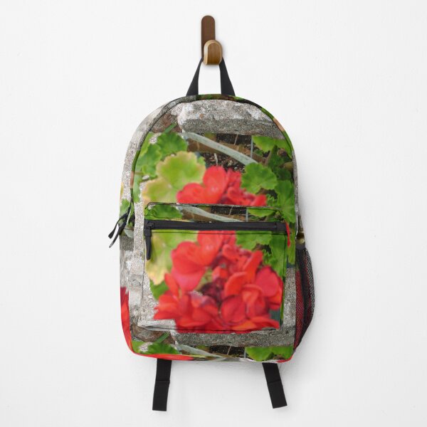 Item preview, Red Flower in Garden designed and sold by CreationLens.
